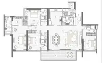 4 BHK Floor plan